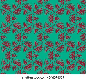 Modern stylish texture. Repeating abstract background with chaotic strokes. Trendy hipster print.Vector seamless pattern.