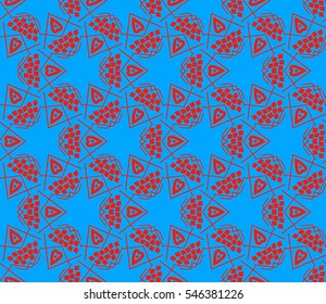 Modern stylish texture. Repeating abstract background with chaotic strokes. Trendy hipster print.Vector seamless pattern.