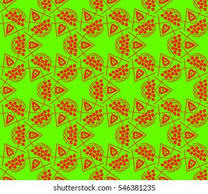 Modern stylish texture. Repeating abstract background with chaotic strokes. Trendy hipster print.Vector seamless pattern.