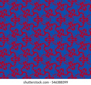 Modern stylish texture. Repeating abstract background with chaotic strokes. Trendy hipster print.Vector seamless pattern.