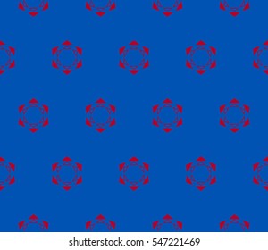 Modern stylish texture. Repeating abstract background with chaotic strokes. Trendy hipster print.Vector seamless pattern.