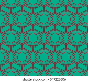 Modern stylish texture. Repeating abstract background with chaotic strokes. Trendy hipster print.Vector seamless pattern.