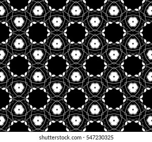 Modern stylish texture. Repeating abstract background with chaotic strokes. Trendy hipster print.Vector seamless pattern.