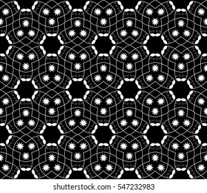 Modern stylish texture. Repeating abstract background with chaotic strokes. Trendy hipster print.Vector seamless pattern.