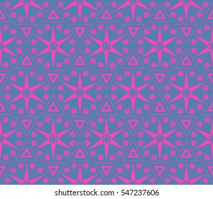 Modern stylish texture. Repeating abstract background with chaotic strokes. Trendy hipster print.Vector seamless pattern.