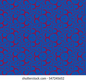 Modern stylish texture. Repeating abstract background with chaotic strokes. Trendy hipster print.Vector seamless pattern.