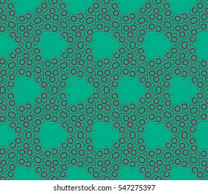 Modern stylish texture. Repeating abstract background with chaotic strokes. Trendy hipster print.Vector seamless pattern.