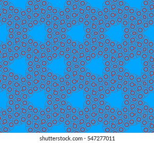 Modern stylish texture. Repeating abstract background with chaotic strokes. Trendy hipster print.Vector seamless pattern.