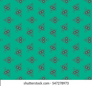 Modern stylish texture. Repeating abstract background with chaotic strokes. Trendy hipster print.Vector seamless pattern.