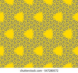 Modern stylish texture. Repeating abstract background with chaotic strokes. Trendy hipster print.Vector seamless pattern.