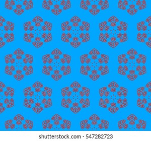 Modern stylish texture. Repeating abstract background with chaotic strokes. Trendy hipster print.Vector seamless pattern.