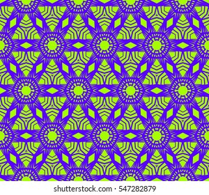 Modern stylish texture. Repeating abstract background with chaotic strokes. Trendy hipster print.Vector seamless pattern.
