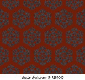 Modern stylish texture. Repeating abstract background with chaotic strokes. Trendy hipster print.Vector seamless pattern.