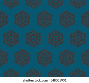 Modern stylish texture. Repeating abstract background with chaotic strokes. Trendy hipster print.Vector seamless pattern.