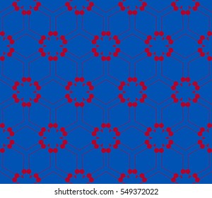 Modern stylish texture. Repeating abstract background with chaotic strokes. Trendy hipster print.Vector seamless pattern.