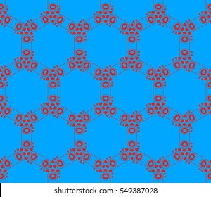 Modern stylish texture. Repeating abstract background with chaotic strokes. Trendy hipster print.Vector seamless pattern.