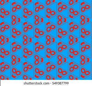 Modern stylish texture. Repeating abstract background with chaotic strokes. Trendy hipster print.Vector seamless pattern.