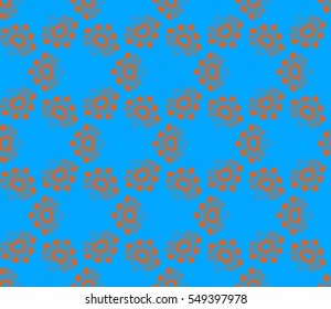 Modern stylish texture. Repeating abstract background with chaotic strokes. Trendy hipster print.Vector seamless pattern.
