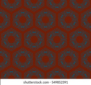 Modern stylish texture. Repeating abstract background with chaotic strokes. Trendy hipster print.Vector seamless pattern.