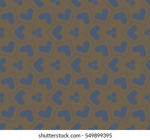 Modern stylish texture. Repeating abstract background with chaotic strokes. Trendy hipster print.Vector seamless pattern.