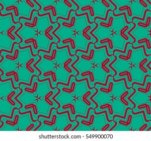 Modern stylish texture. Repeating abstract background with chaotic strokes. Trendy hipster print.Vector seamless pattern.