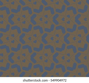 Modern stylish texture. Repeating abstract background with chaotic strokes. Trendy hipster print.Vector seamless pattern.