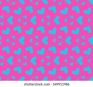Modern stylish texture. Repeating abstract background with chaotic strokes. Trendy hipster print.Vector seamless pattern.