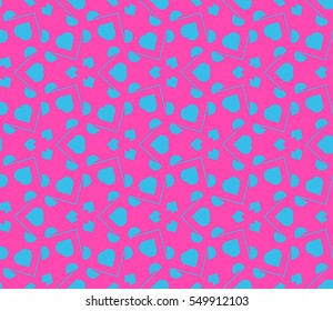 Modern stylish texture. Repeating abstract background with chaotic strokes. Trendy hipster print.Vector seamless pattern.
