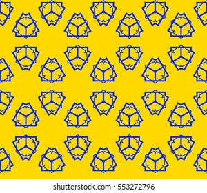Modern stylish texture. Repeating abstract background with chaotic strokes. Trendy hipster print.Vector seamless pattern.