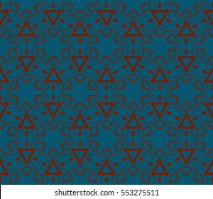 Modern stylish texture. Repeating abstract background with chaotic strokes. Trendy hipster print.Vector seamless pattern.