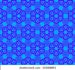 Modern stylish texture. Repeating abstract background with chaotic strokes. Trendy hipster print.Vector seamless pattern.