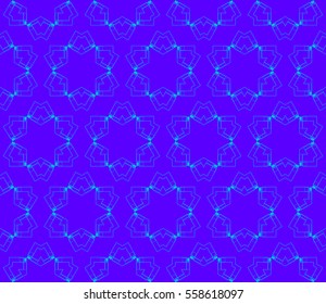 Modern stylish texture. Repeating abstract background with chaotic strokes. Trendy hipster print.Vector seamless pattern.