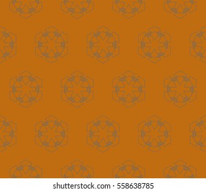 Modern stylish texture. Repeating abstract background with chaotic strokes. Trendy hipster print.Vector seamless pattern.