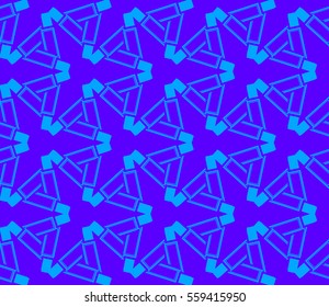 Modern stylish texture. Repeating abstract background with chaotic strokes. Trendy hipster print.Vector seamless pattern.
