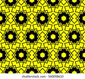 Modern stylish texture. Repeating abstract background with chaotic strokes. Trendy hipster print.Vector seamless pattern.