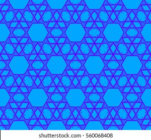 Modern stylish texture. Repeating abstract background with chaotic strokes. Trendy hipster print.Vector seamless pattern.