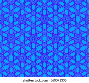 Modern stylish texture. Repeating abstract background with chaotic strokes. Trendy hipster print.Vector seamless pattern.