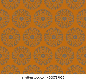 Modern stylish texture. Repeating abstract background with chaotic strokes. Trendy hipster print.Vector seamless pattern.