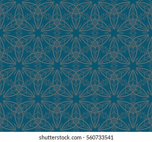 Modern stylish texture. Repeating abstract background with chaotic strokes. Trendy hipster print.Vector seamless pattern.