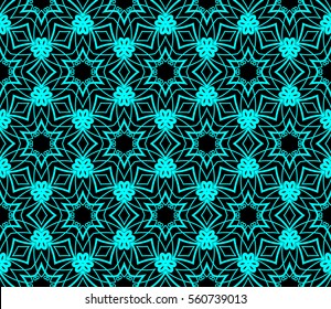 Modern stylish texture. Repeating abstract background with chaotic strokes. Trendy hipster print.Vector seamless pattern.
