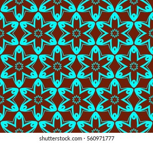 Modern stylish texture. Repeating abstract background with chaotic strokes. Trendy hipster print.Vector seamless pattern.
