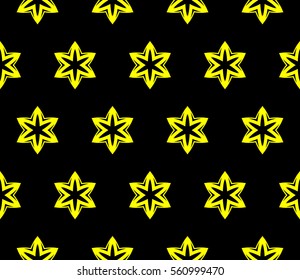 Modern stylish texture. Repeating abstract background with chaotic strokes. Trendy print.Vector seamless pattern.