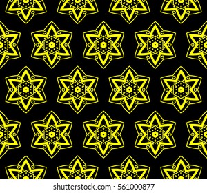 Modern stylish texture. Repeating abstract background with chaotic strokes. Trendy hipster print.Vector seamless pattern.