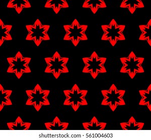 Modern stylish texture. Repeating abstract background with chaotic strokes. Trendy hipster print.Vector seamless pattern.