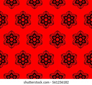 Modern stylish texture. Repeating abstract background with chaotic strokes. Trendy hipster print.Vector seamless pattern.