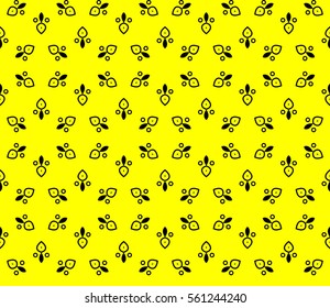 Modern stylish texture. Repeating abstract background with chaotic strokes. Trendy hipster print.Vector seamless pattern.