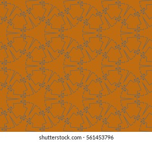 Modern stylish texture. Repeating abstract background with chaotic strokes. Trendy hipster print.Vector seamless pattern.