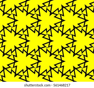 Modern stylish texture. Repeating abstract background with chaotic strokes. Trendy hipster print.Vector seamless pattern.
