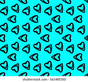 Modern stylish texture. Repeating abstract background with chaotic strokes. Trendy hipster print.Vector seamless pattern.