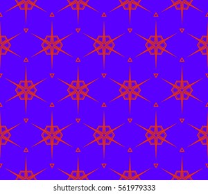 Modern stylish texture. Repeating abstract background with chaotic strokes. Trendy hipster print.Vector seamless pattern.